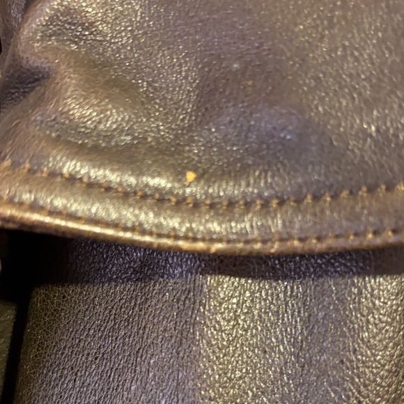 Wilson’s Vintage Classic Brown Leather Bomber - Picture 14 of 16